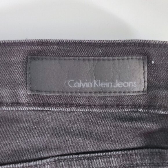 Calvin Klein Jeans women's size 4 black skinny slim fit mid-rise stretch - Picture 5 of 15